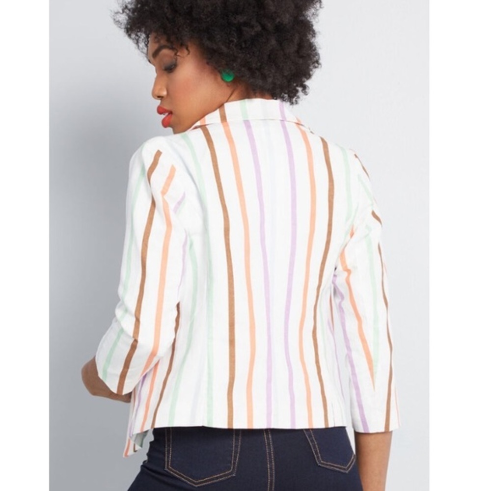 NWT Sweet Sophistication Colorful Blazer Jacket - Picture 2 of 8